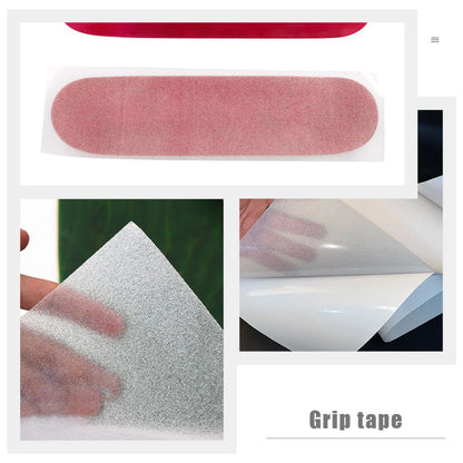 Skateboard Tape Grip Paper Antisheet Adhesive Skid Griptape Decor Non Self Longboard Cuttable Decorative Transparent Clear