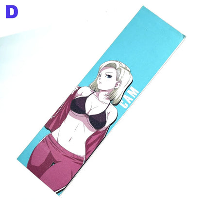 Scooter Skateboard Deck Griptape Electric Skate Board Grip Tape Digital Spray Emery Double Rocker Skateboard Sandpaper Stickers